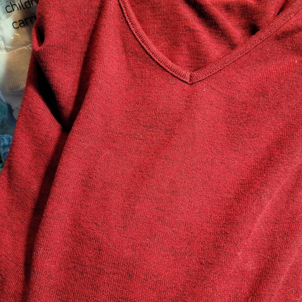 Elegant Red Long Sleeve Dress